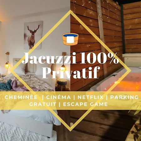 Le Champenois - Jacuzzi - Terrasse - Calme - Cine Netflix * Troyes
