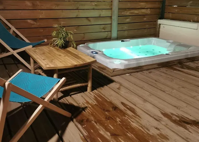 Le Champenois - Jacuzzi - Terrasse - Calme - Ciné Netflix Hébergement de vacances *
